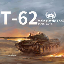 T-62 Main Battel Tank插画图片壁纸