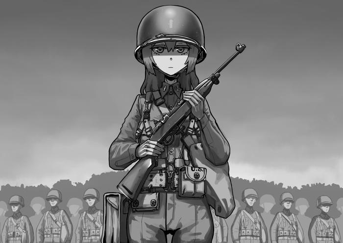 Port Arms插画图片壁纸