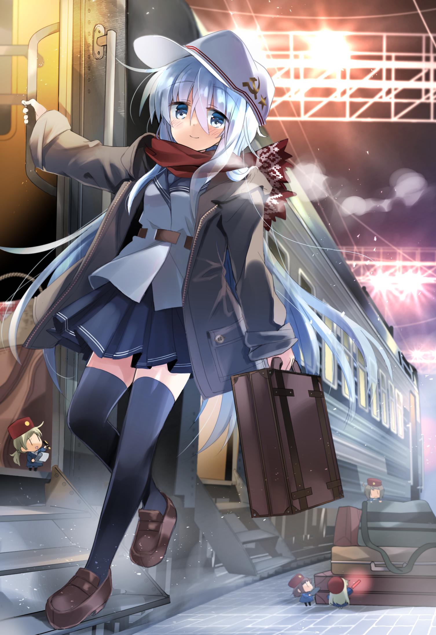 维努伊和西伯利亚铁路之旅插画图片壁纸