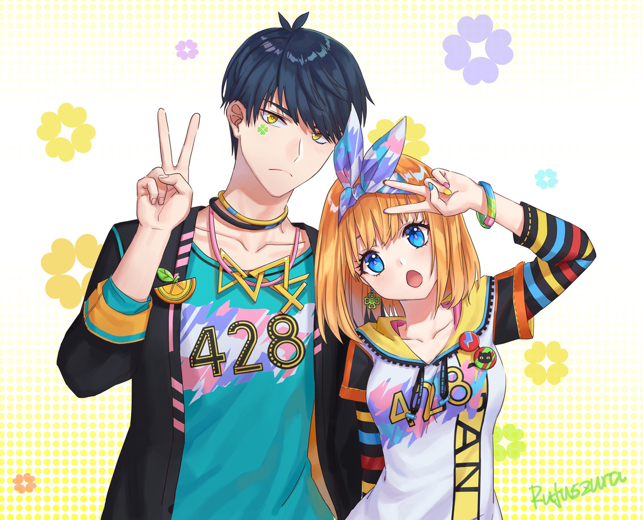 五等分の花嫁插画图片壁纸