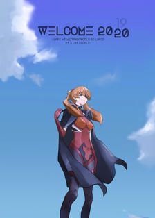 Welcome 2020插画图片壁纸