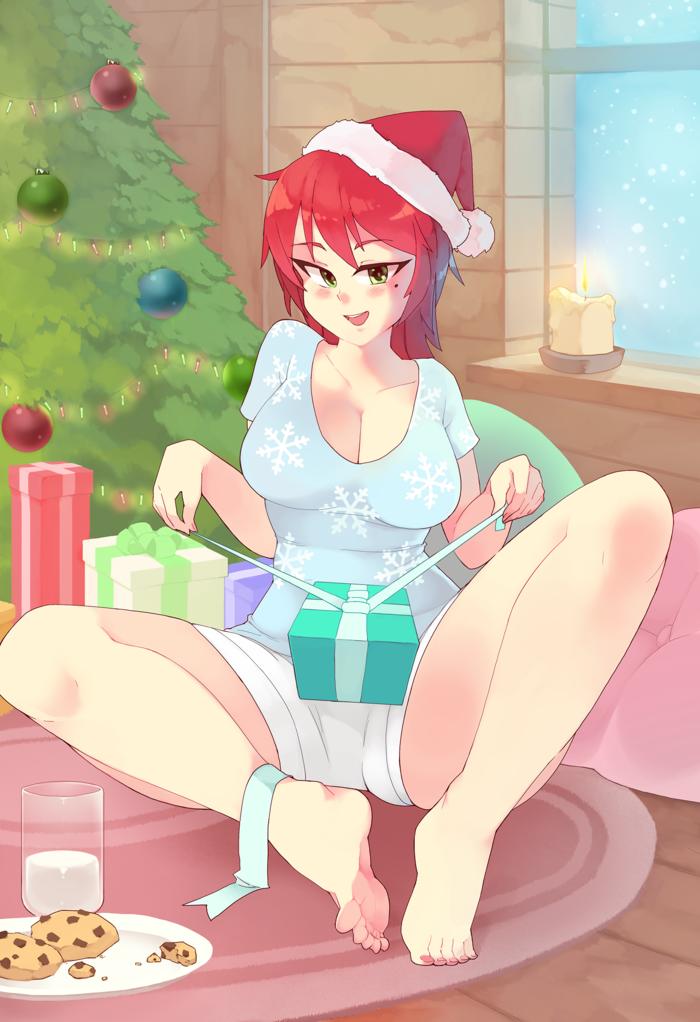 Rin's Christmas gift插画图片壁纸