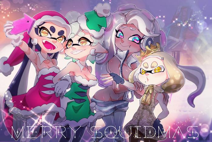 Merry Squidmas　2019插画图片壁纸
