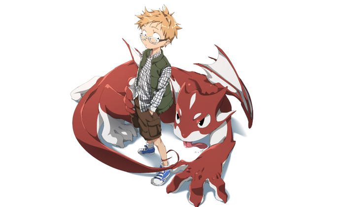 dragon&boy插画图片壁纸
