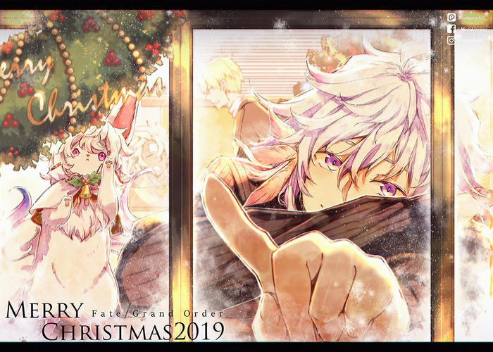 【FGO】圣诞快乐！【2019】插画图片壁纸