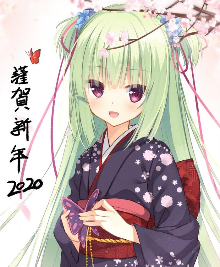 2020年✨新年快乐✨插画图片壁纸