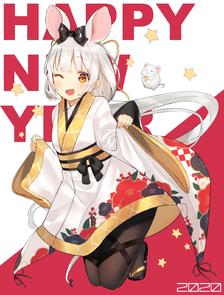 HAPPY NEW YEAR插画图片壁纸