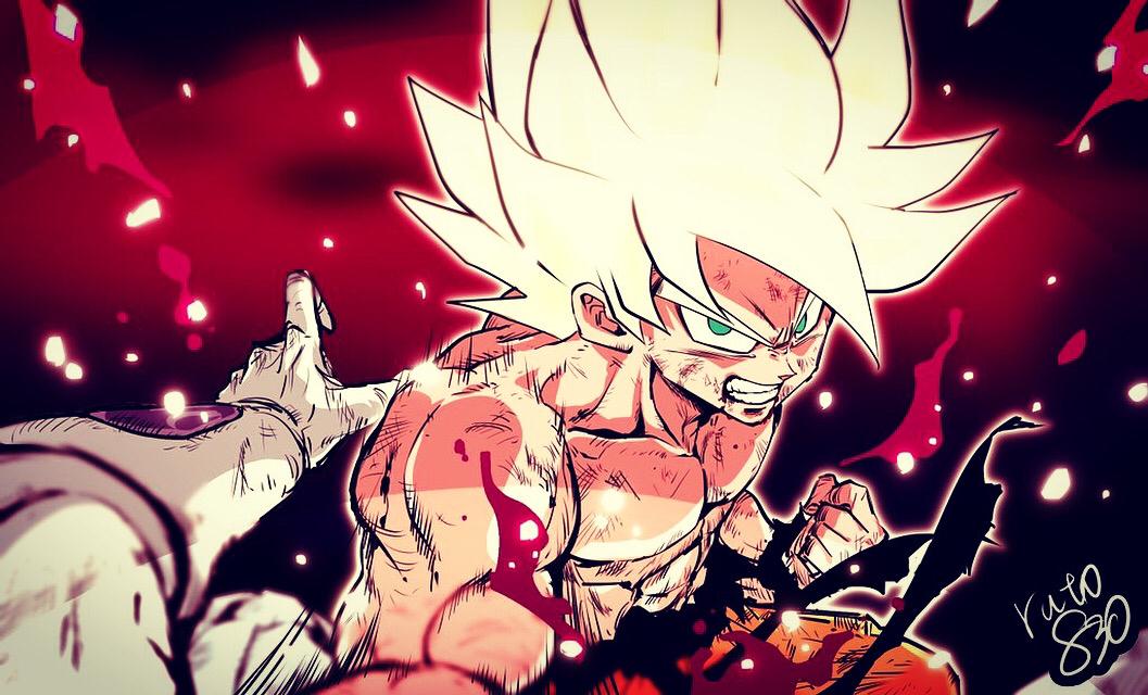 被打得心窝子的弗利萨视线插画图片壁纸