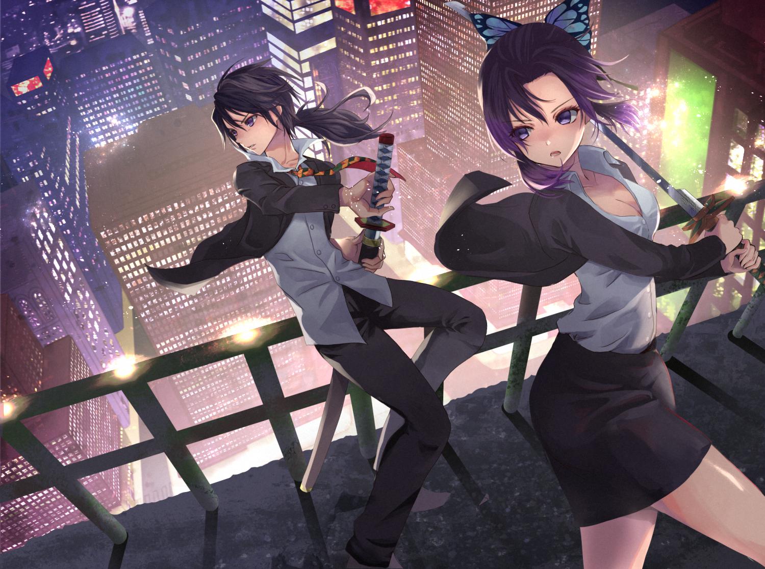 现代sf鬼灭义勇&忍,鬼灭之刃