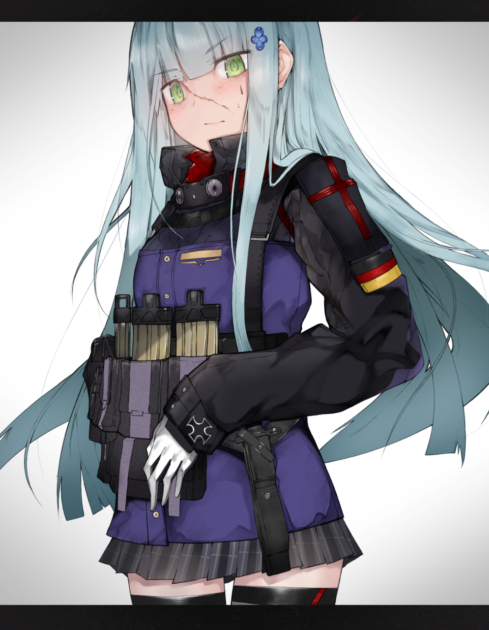 HK416插画图片壁纸