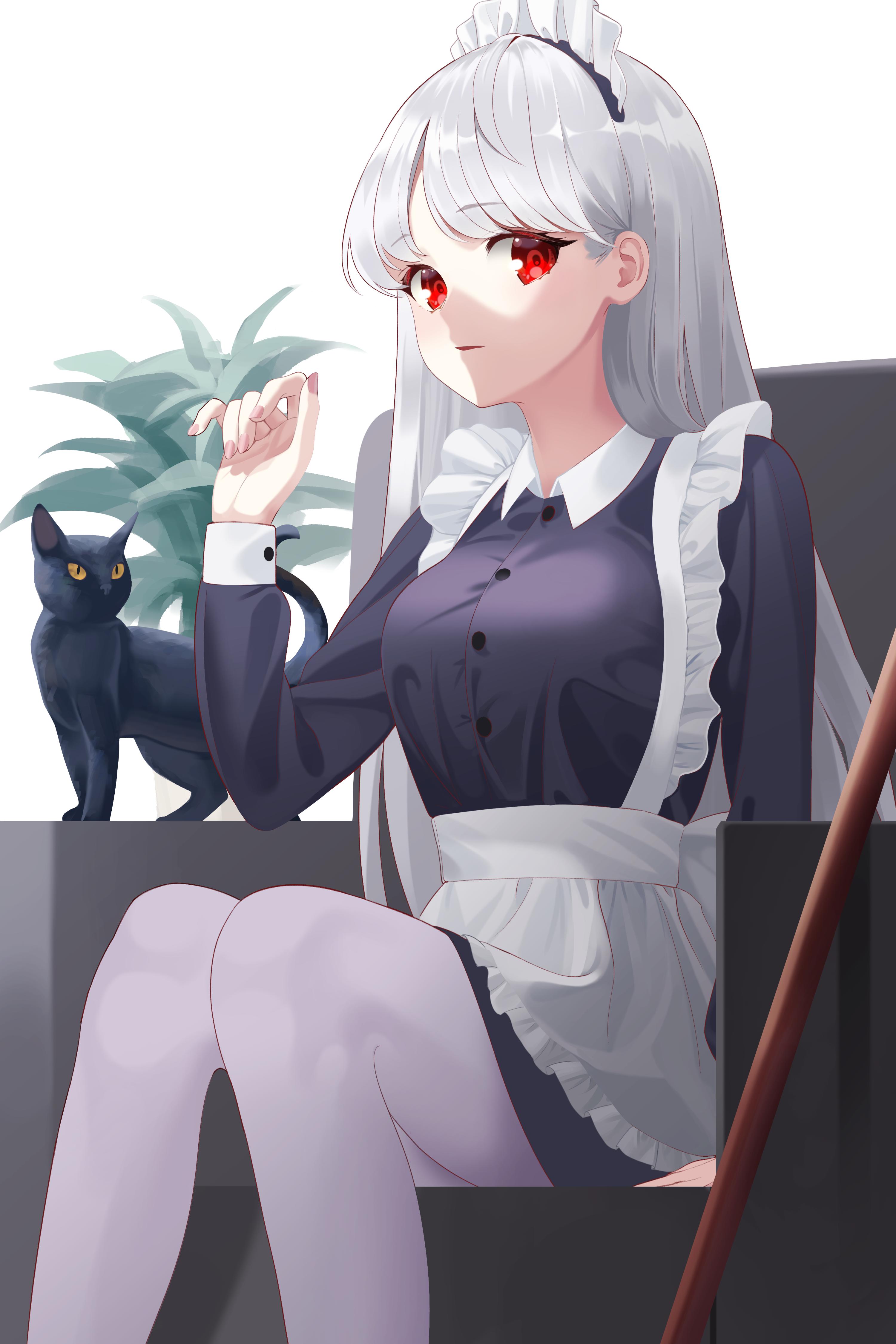 女仆插画图片壁纸