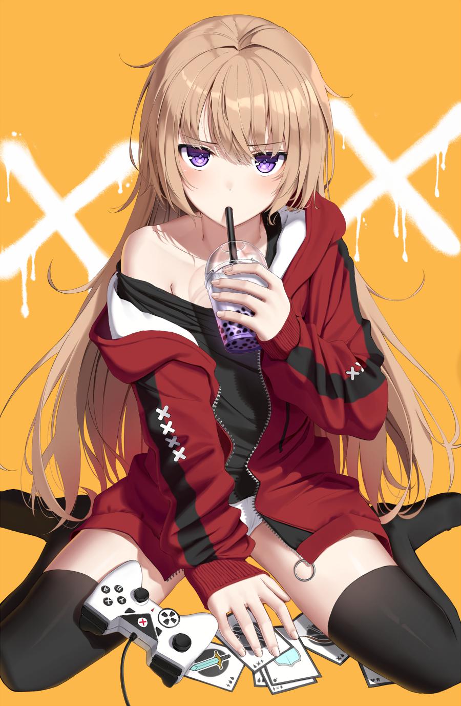 游戏少女插画图片壁纸