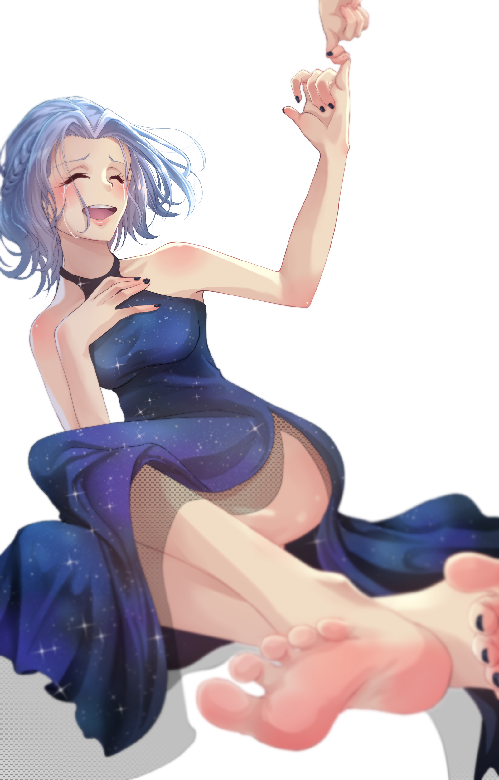 约束星空裙子pixiv今天的主题女孩子脚掌脚趾ペディキ-触站