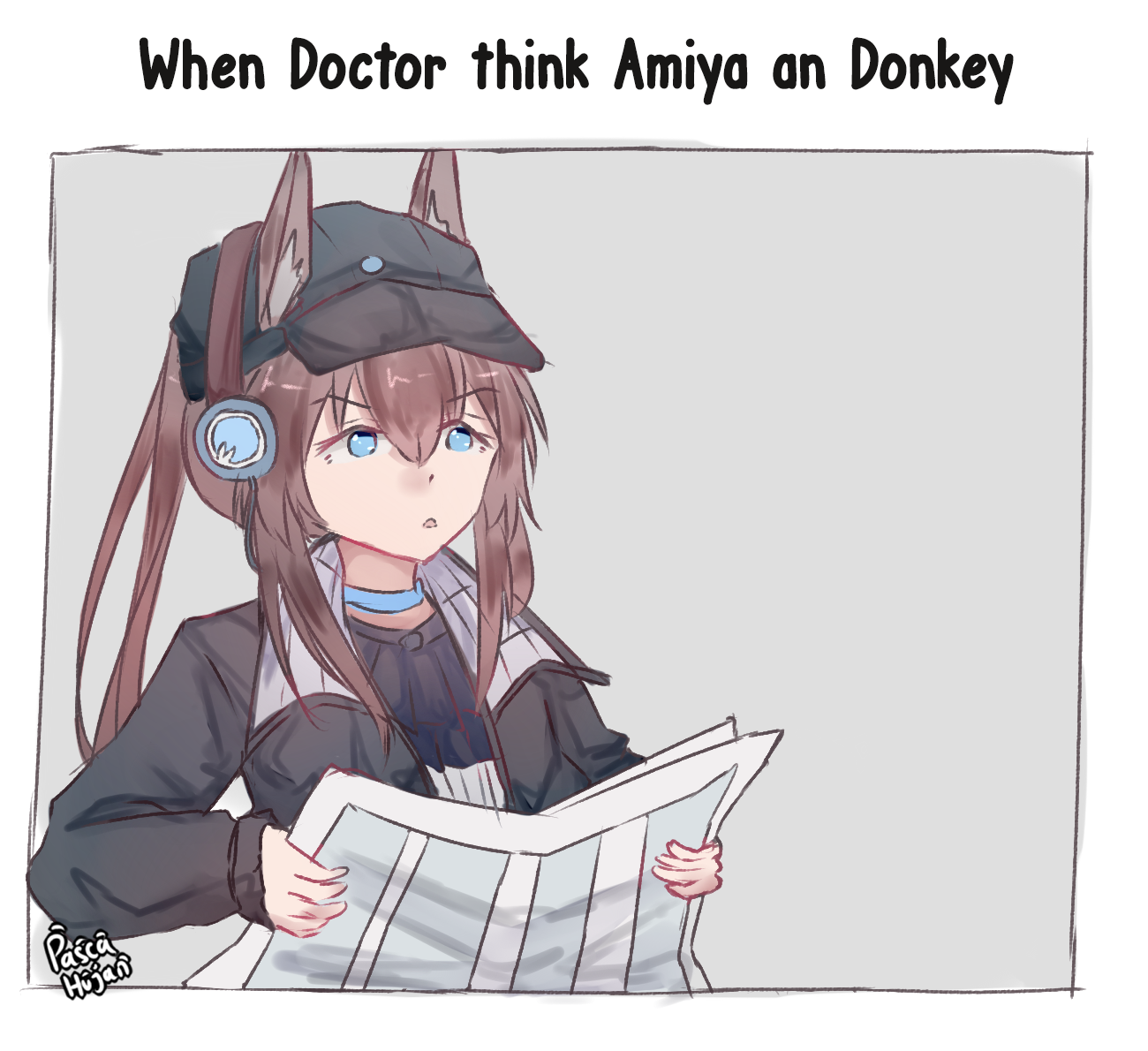 Amiya Newspaper Meme