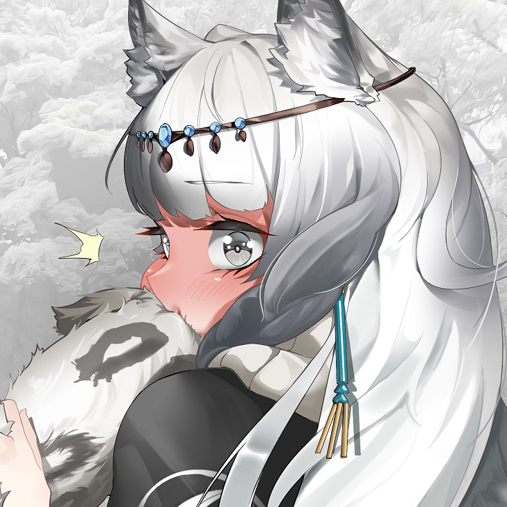 弗拉芒克斯明日方舟初雪女孩子