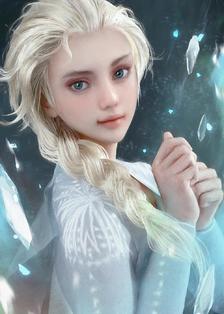Frozen Elsa插画图片壁纸