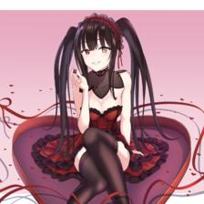 Kurumi Valentine's Day插画图片壁纸