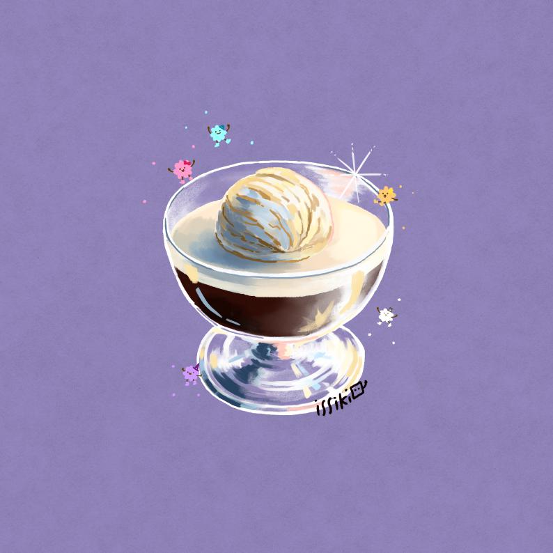 绝妙甜味的咖啡果冻