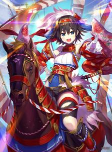 【戦国大戦TCG】里美插画图片壁纸