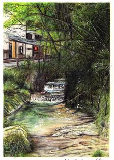 京都贵船4插画图片壁纸