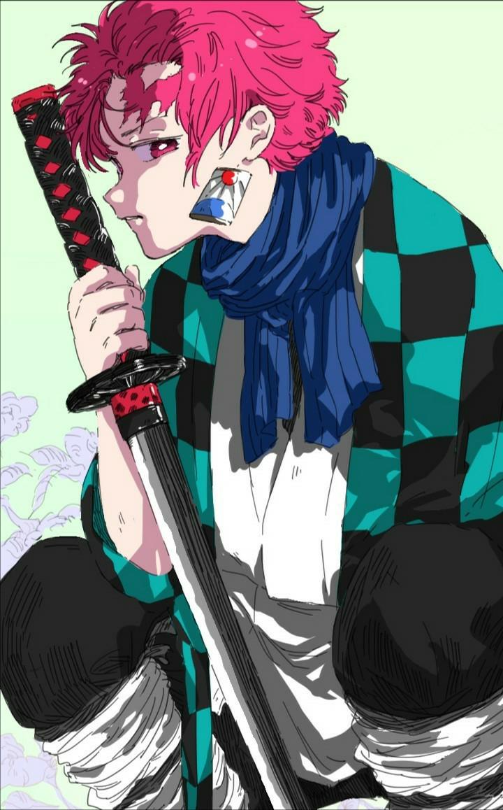 炭治郎鬼灭之刃竖图