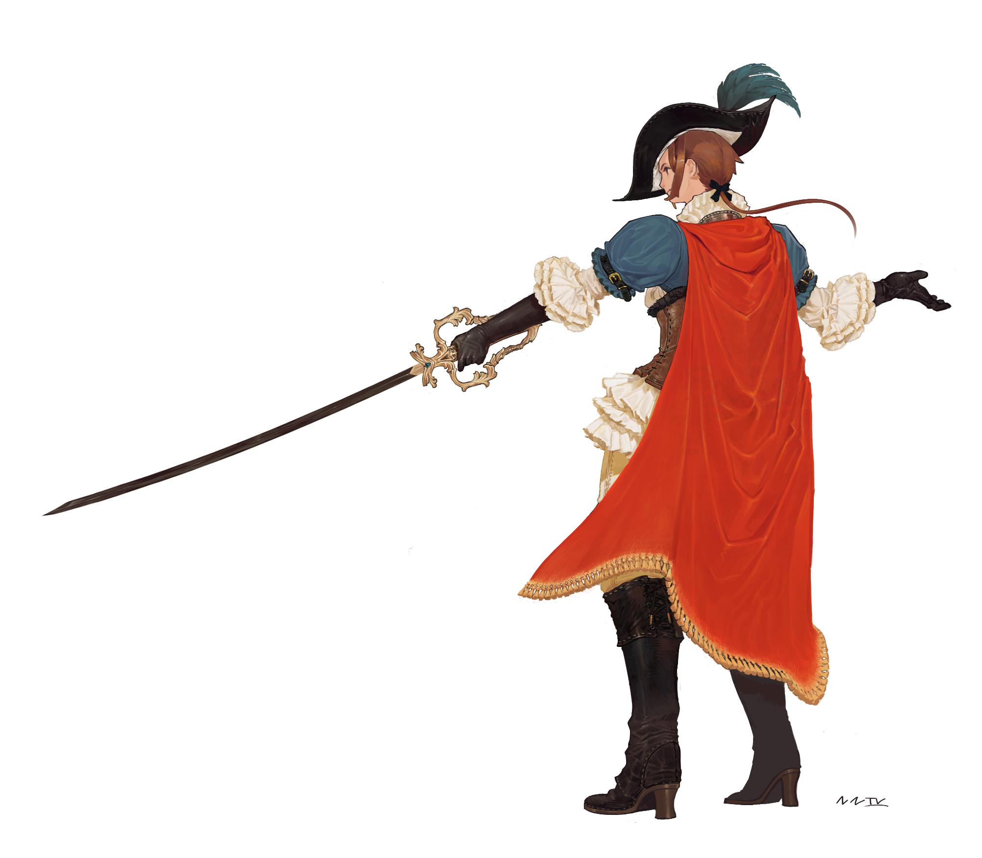 剑舞者插画图片壁纸