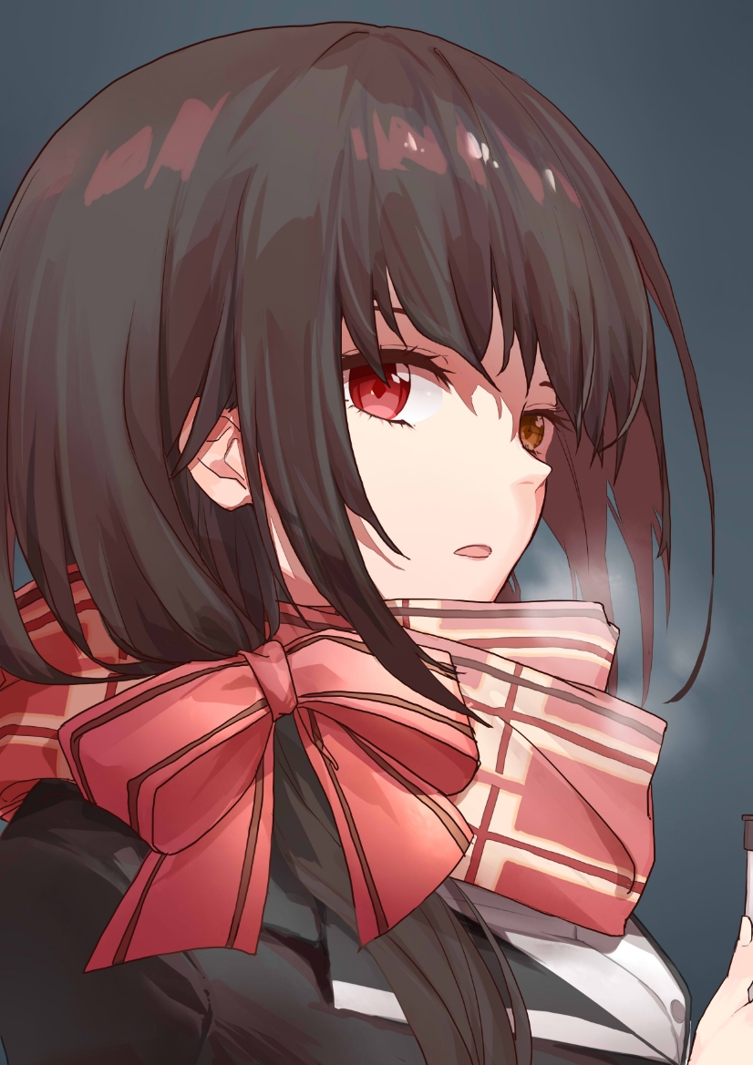 冬夜里的等候插画图片壁纸