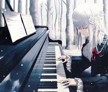 冬栢-少女钢琴