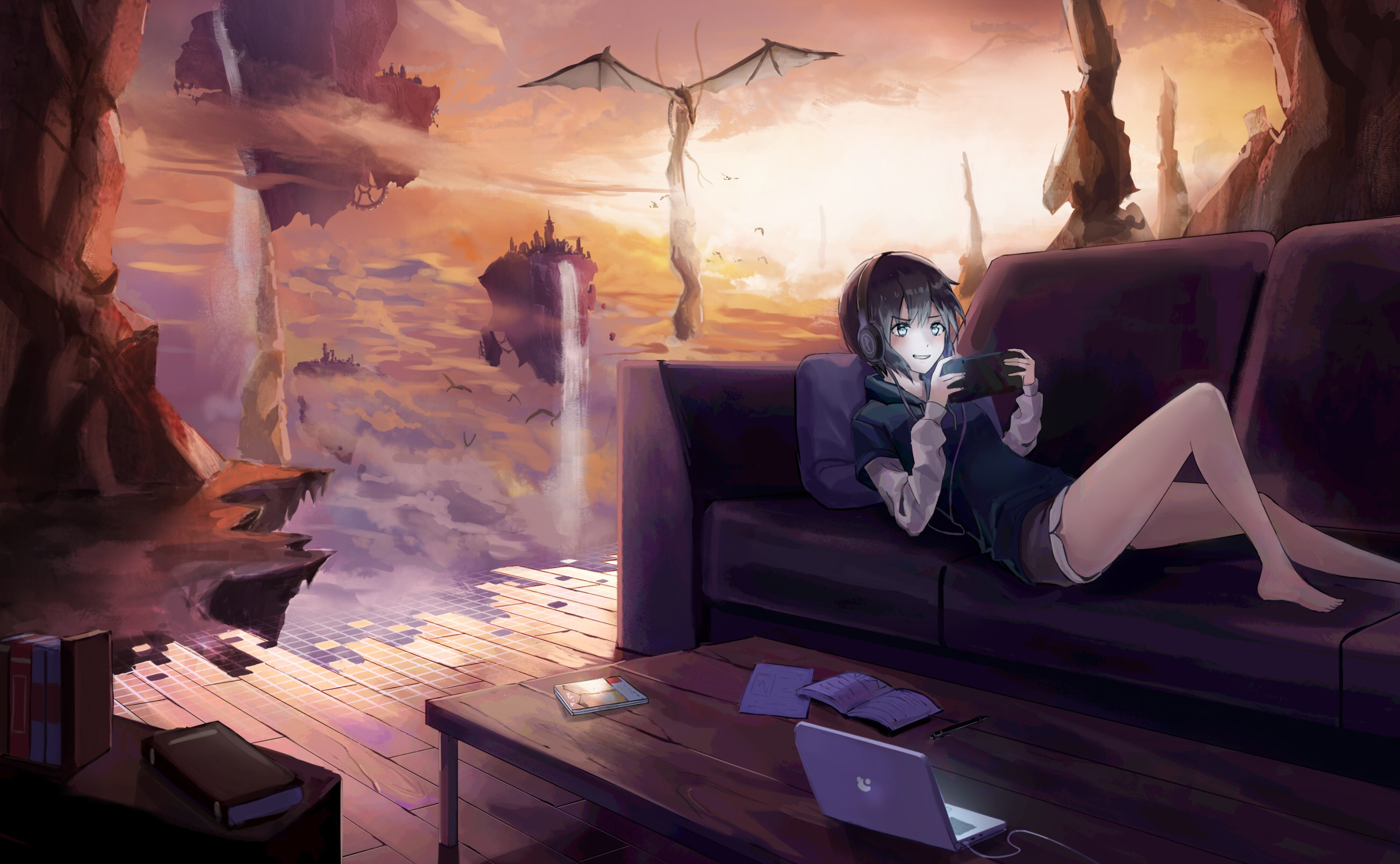 ぼうけんのはじまり 原创 风景 背景 奇幻 画师通 ぼうけんのはじまり 原创 风景 背景 奇幻 画师通