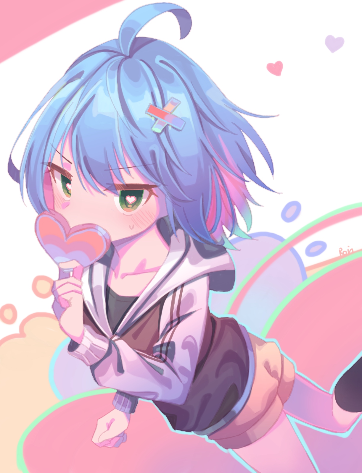 看板娘女孩子乱涂写