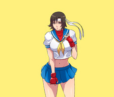 Asuka Kazama in Sakura outfit