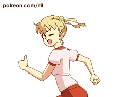 Run with Emi (thumbs up version)