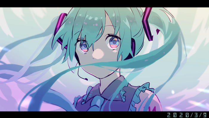 初音未来日2020插画图片壁纸