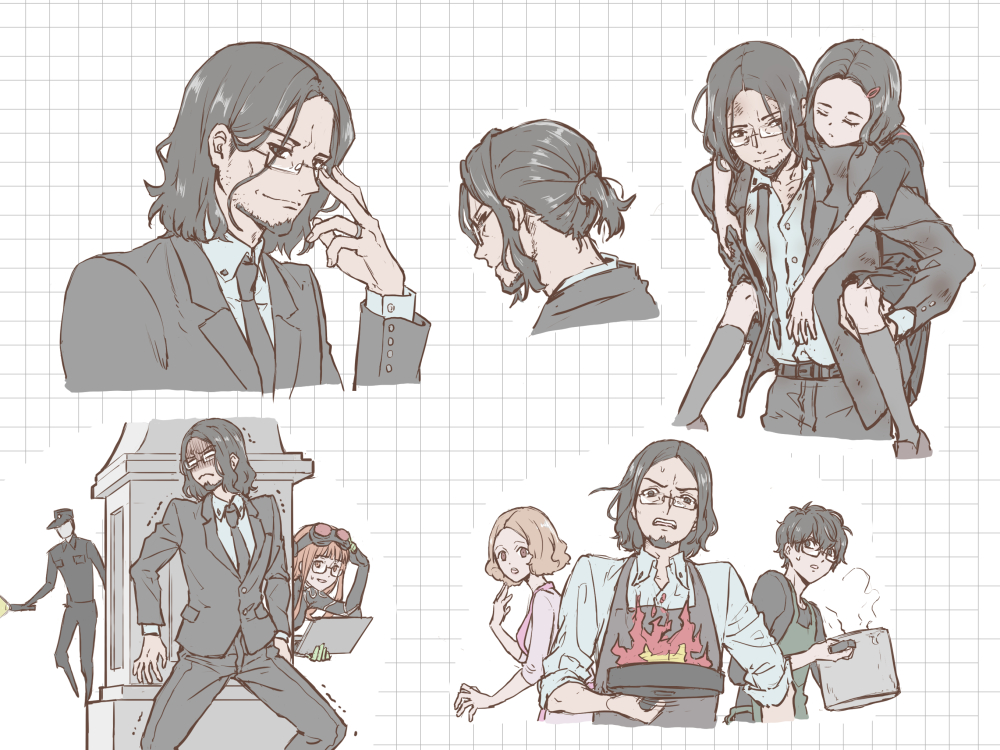 波斯5s女神异闻录5对决幽灵先锋长谷川善吉