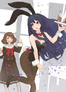 久美子为丽奈穿上兔女郎而兴奋插画图片壁纸
