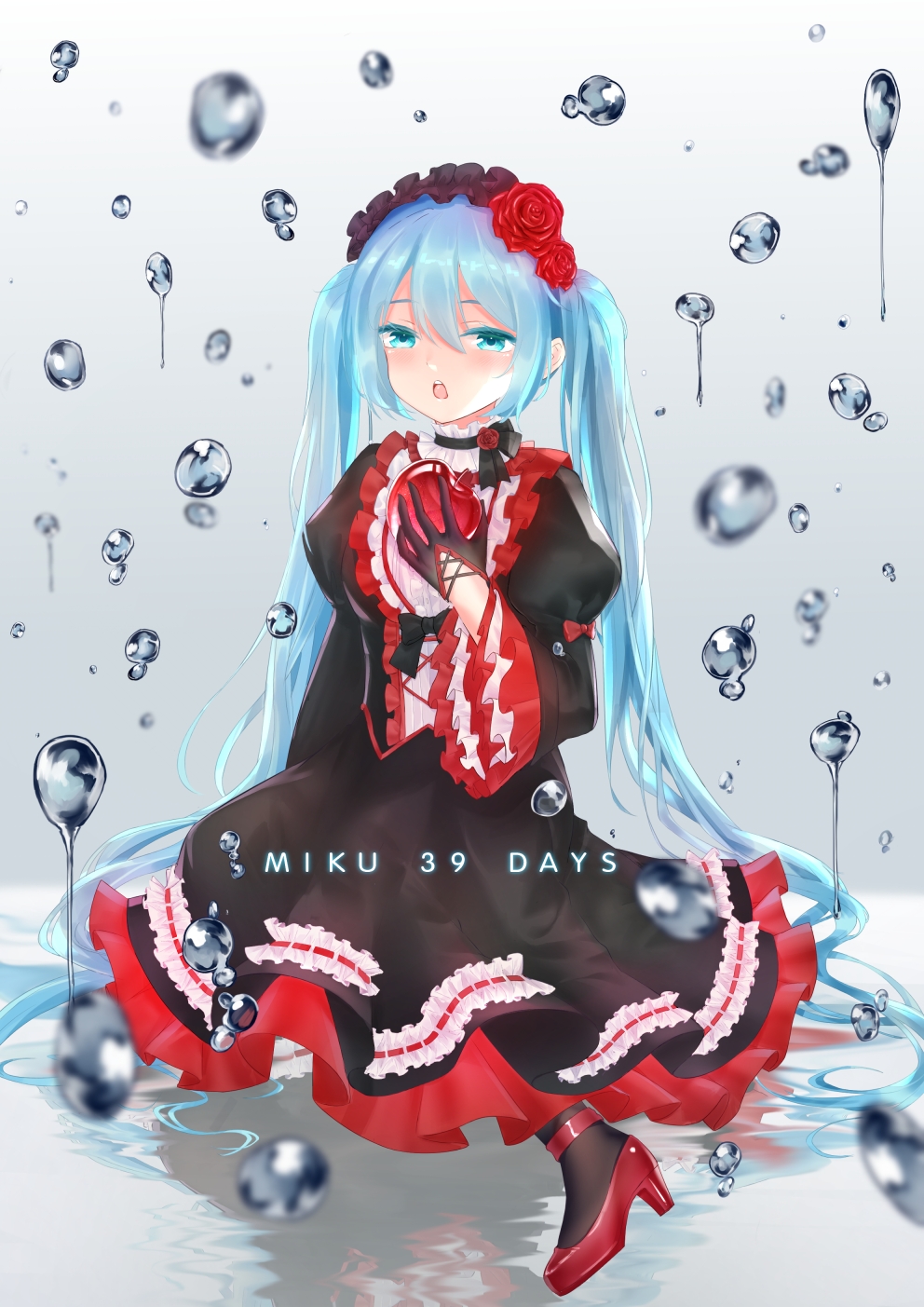 Miku 39 Days插画图片壁纸