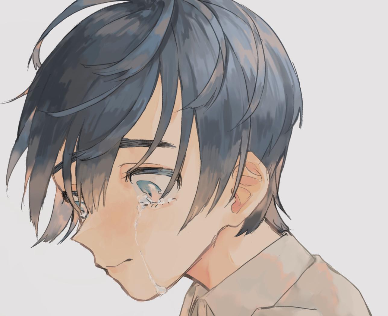 眼泪插画图片壁纸