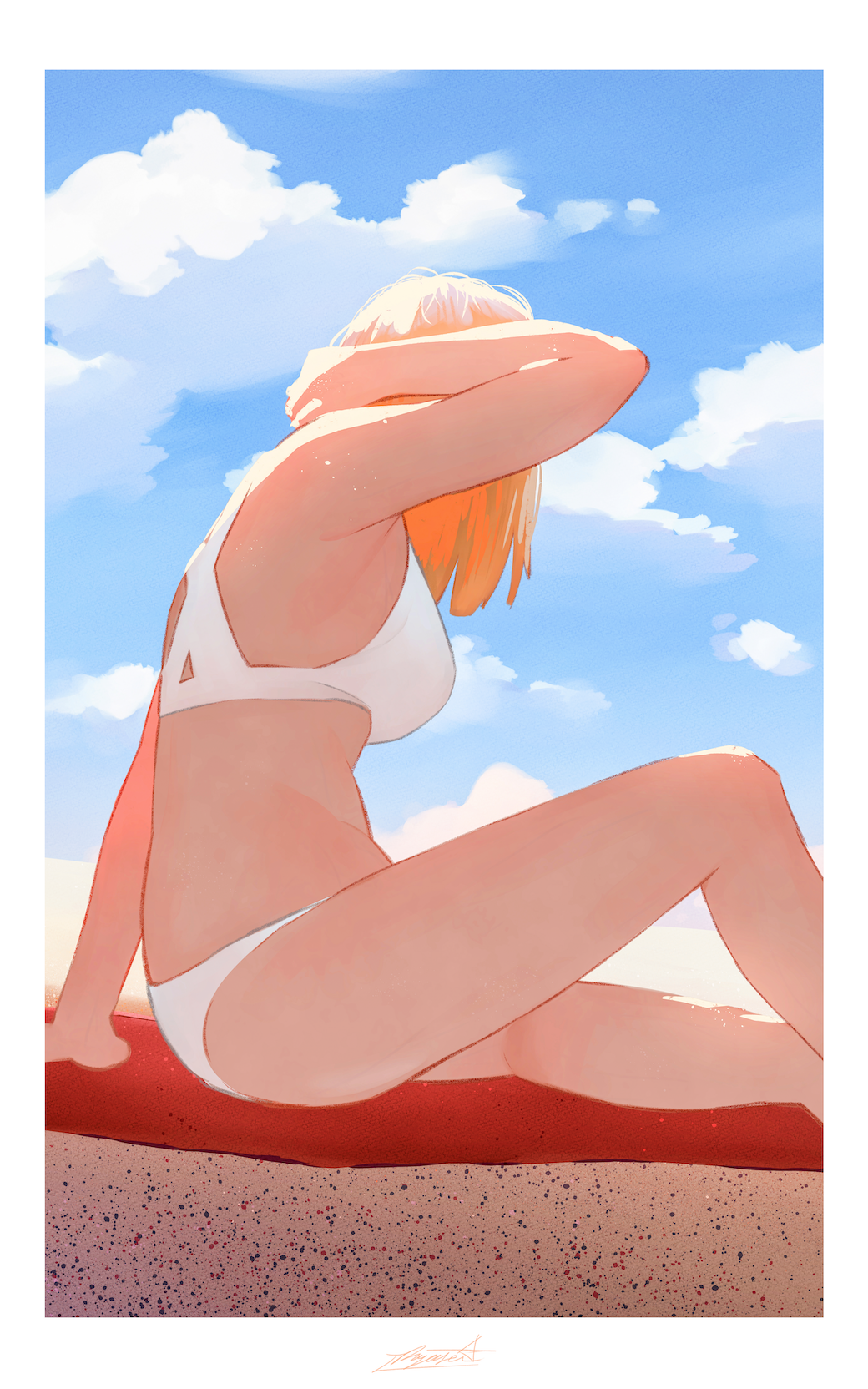 Beach插画图片壁纸