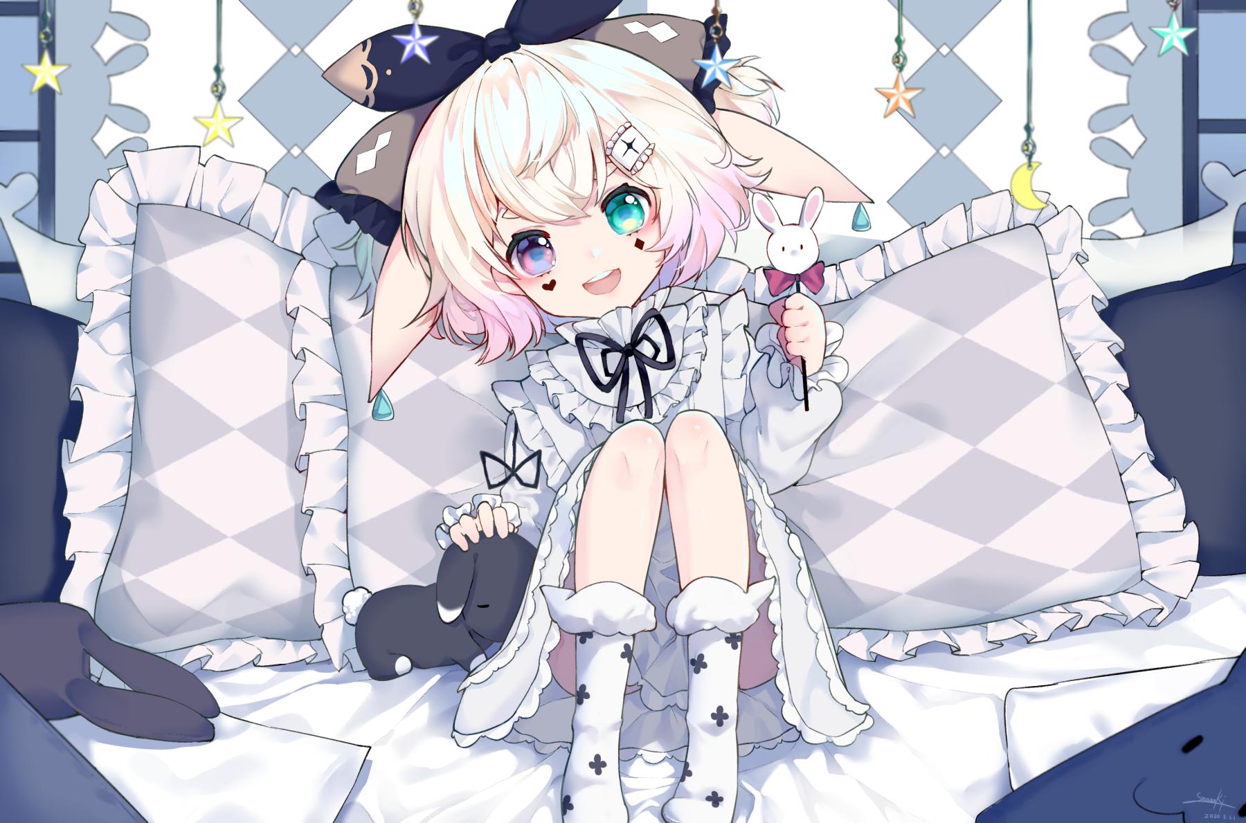 兔插画图片壁纸