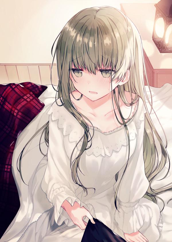 “啊……对不起。”插画图片壁纸