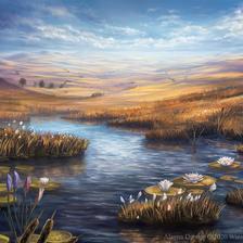 Marsh Flats Magic: The Gathering插画图片壁纸