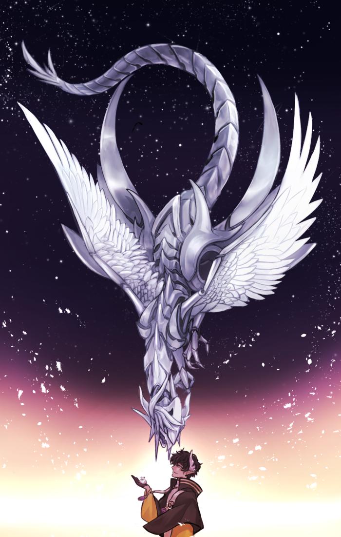 【PFAOS】龙之翼插画图片壁纸