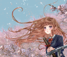 桜舞う頃-原创微笑的花朵