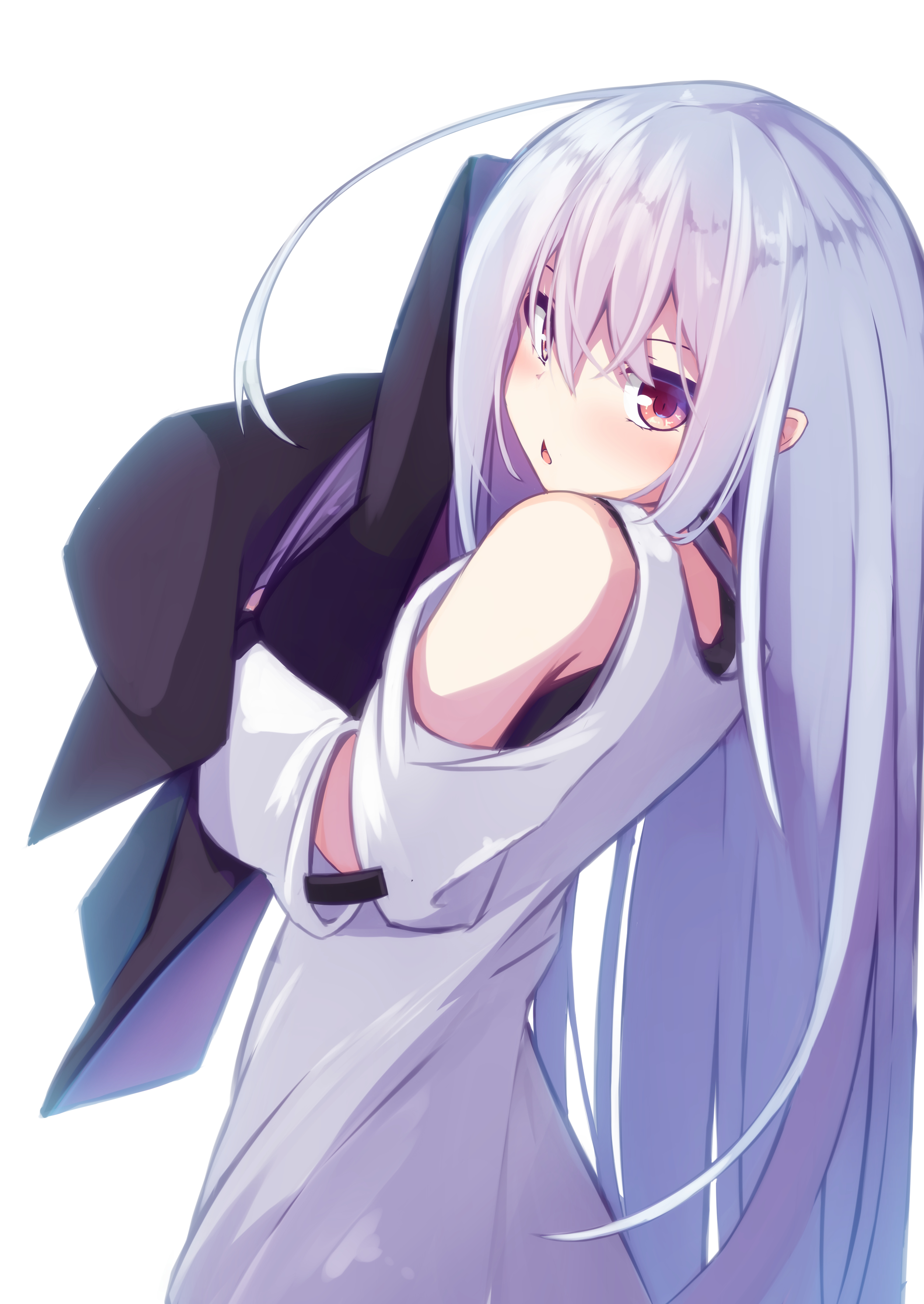 小沙耶原创白发