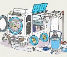 洗衣机-原创交通工具