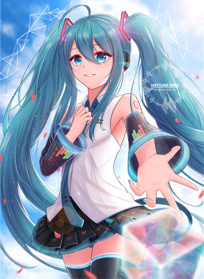 Hatsune Miku插画图片壁纸