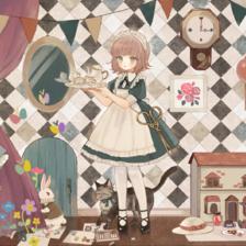 Maid in "ALICE"插画图片壁纸