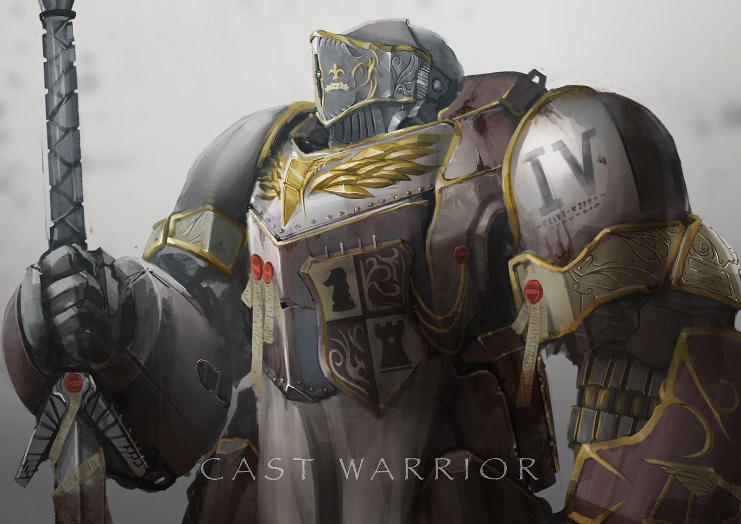 铸造战士旧式盔甲头像同人高清图