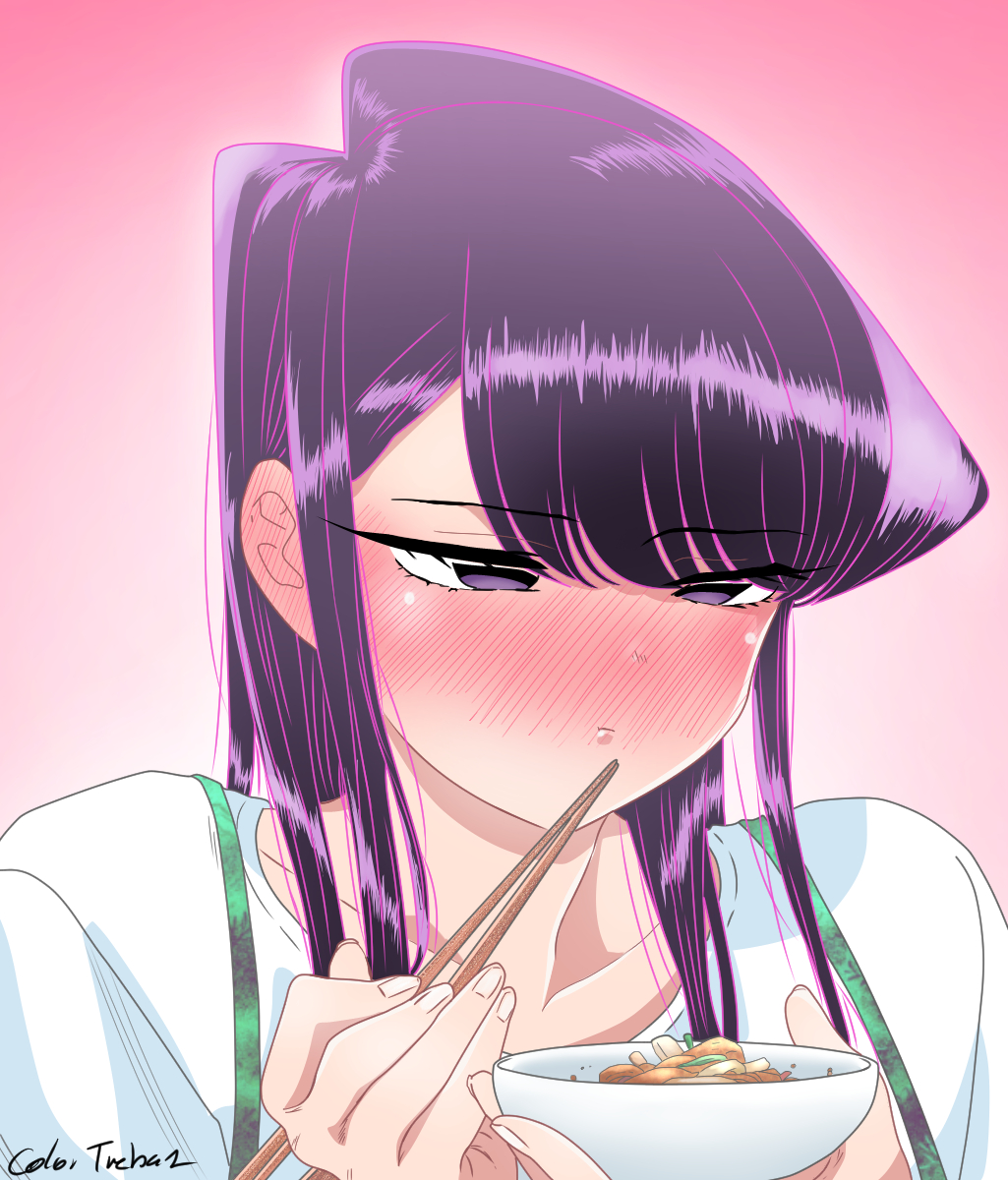 Komi san eating-古見古见同学有交流障碍症