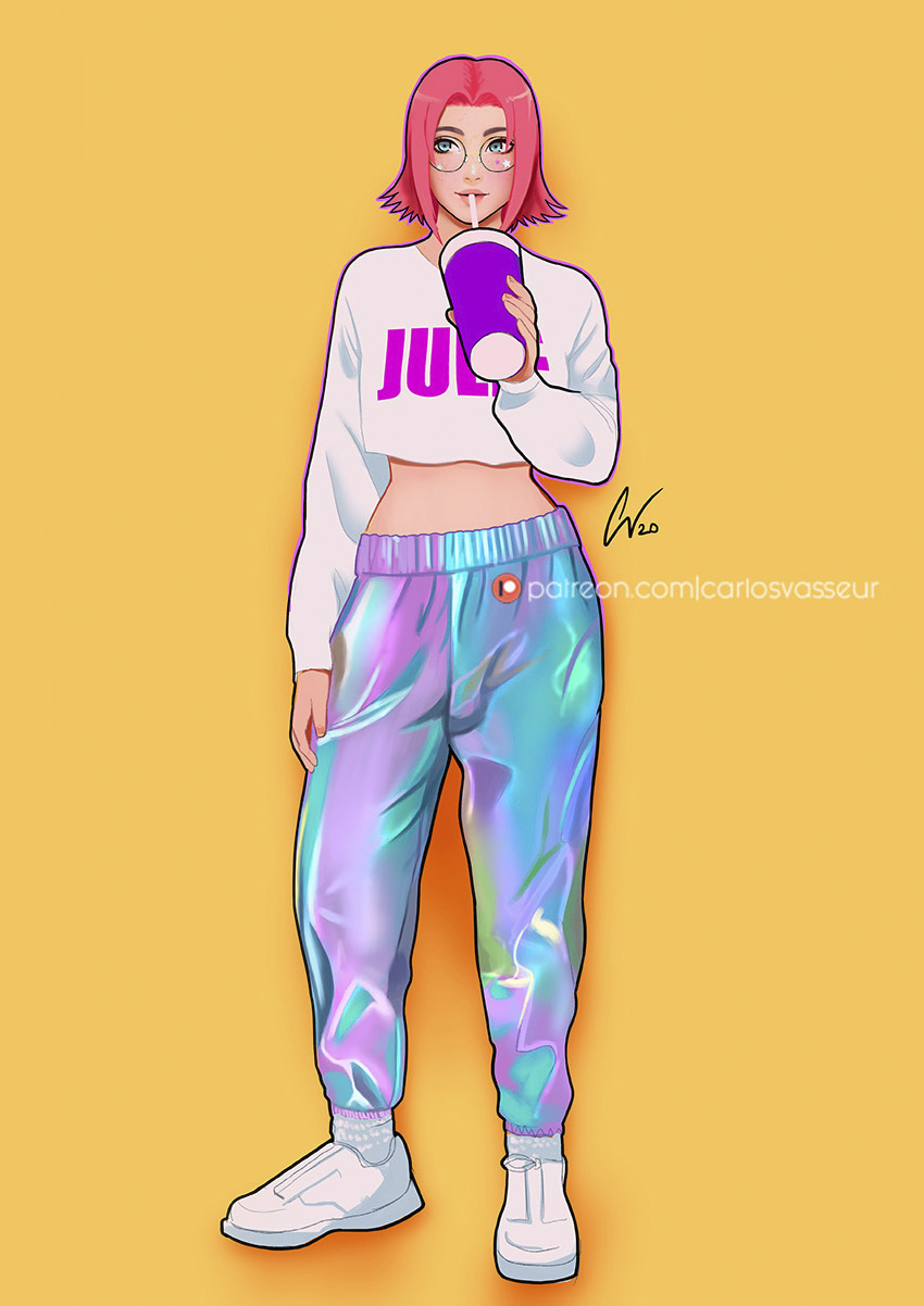 Casual Julie - OC插画图片壁纸